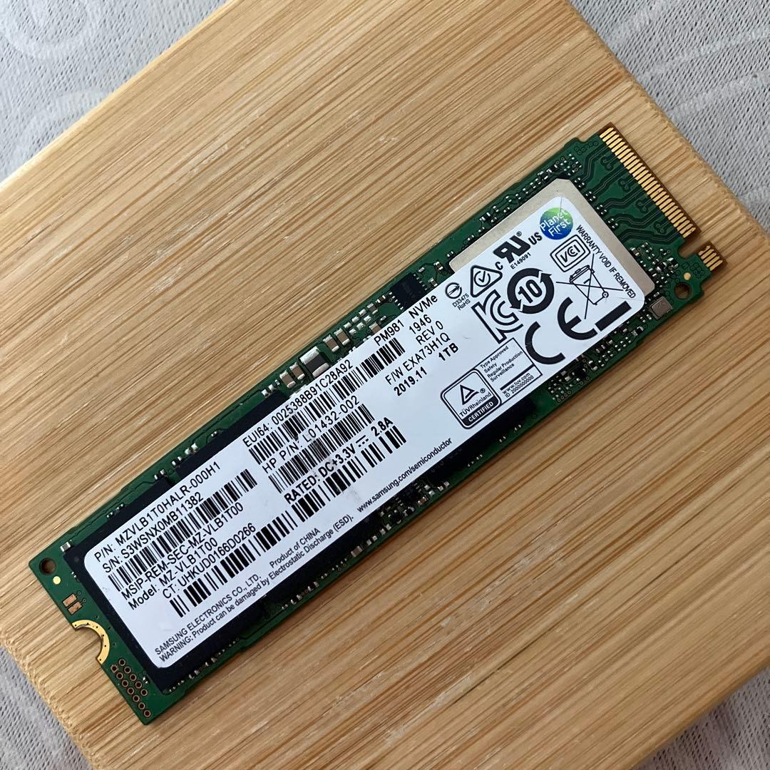 内蔵型SSD SAMSUNG 1TB NVMe SSD M.2 2280