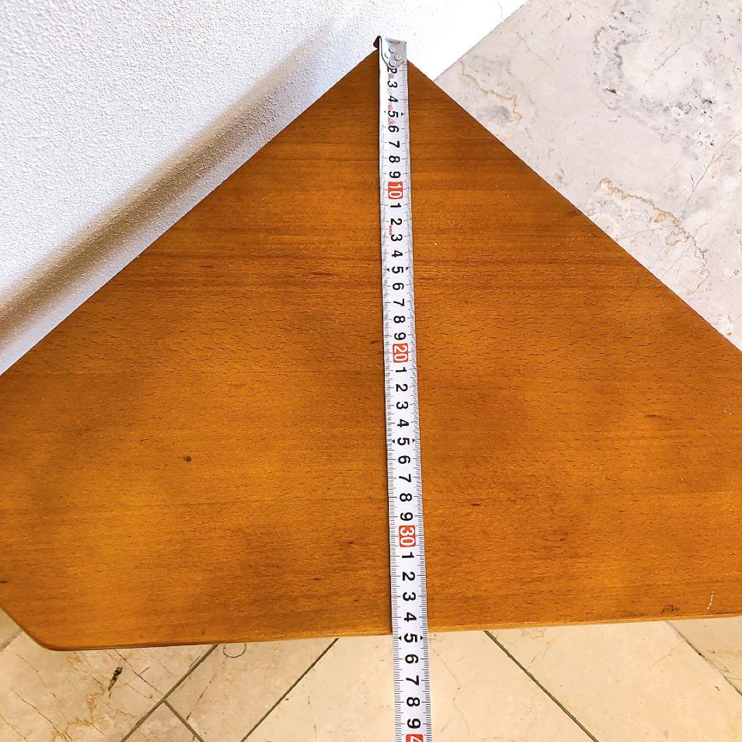 オールドカリモク コーナー台 花台 棚 電話台 ミッドセンチュリー ヴィンテージ