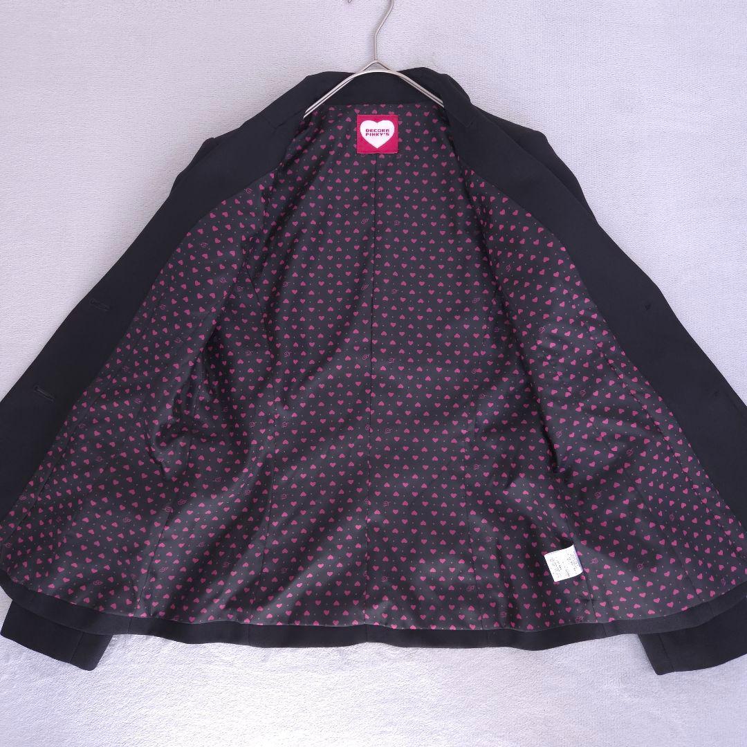 デコラピンキーズ 卒服 セットアップ 160cm 女の子 フォーマルスーツ