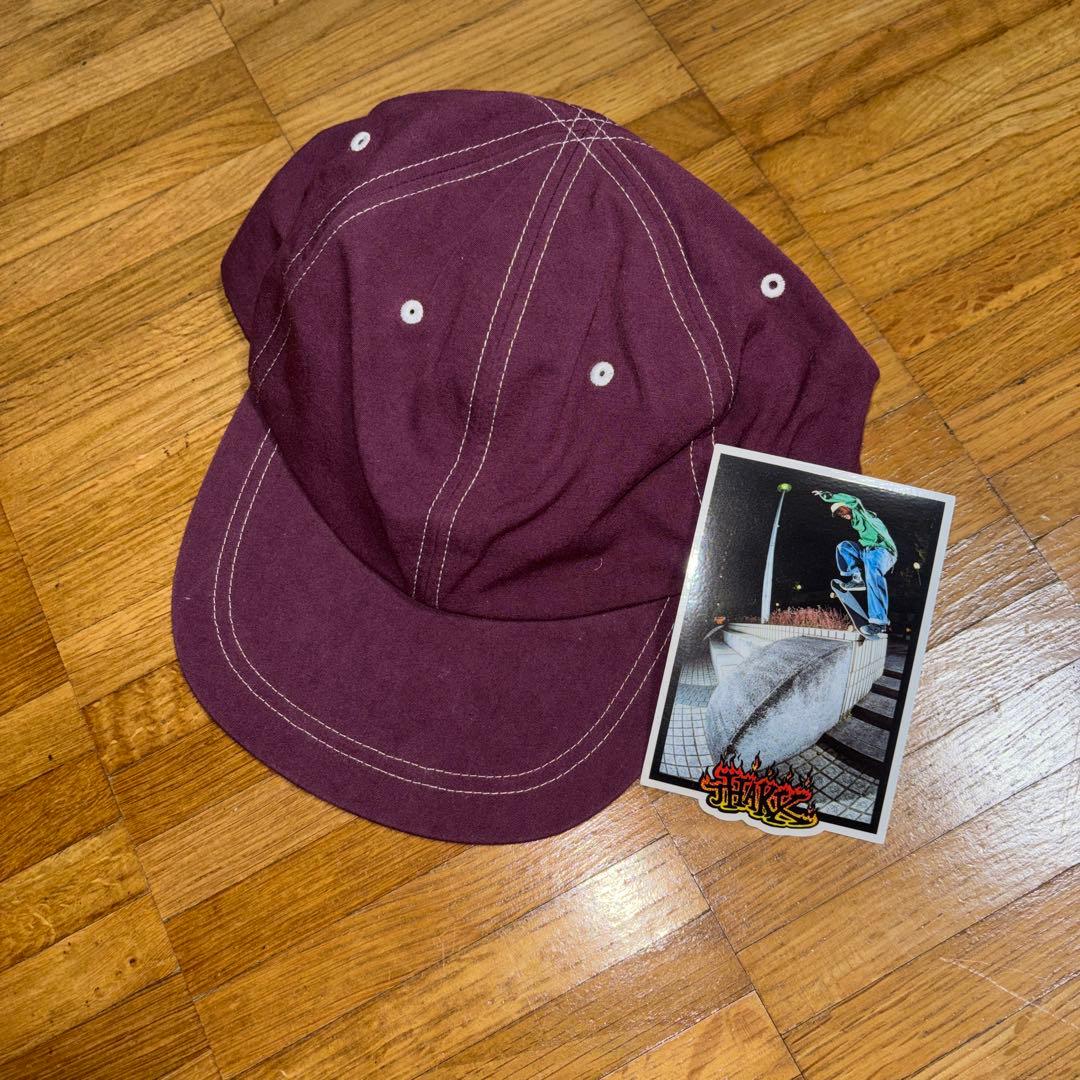 jhakx キャップ　6パネル　バーガンディ　エンジ