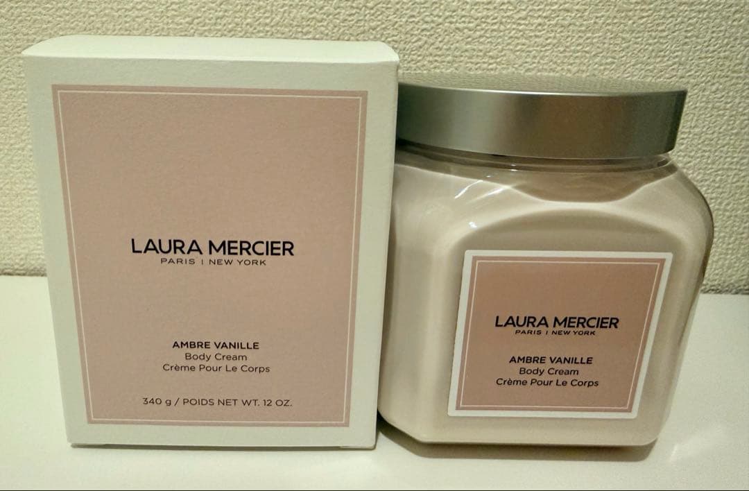 新品 ローラ メルシエ ホイップトボディクリーム アンバーバニラ 340g