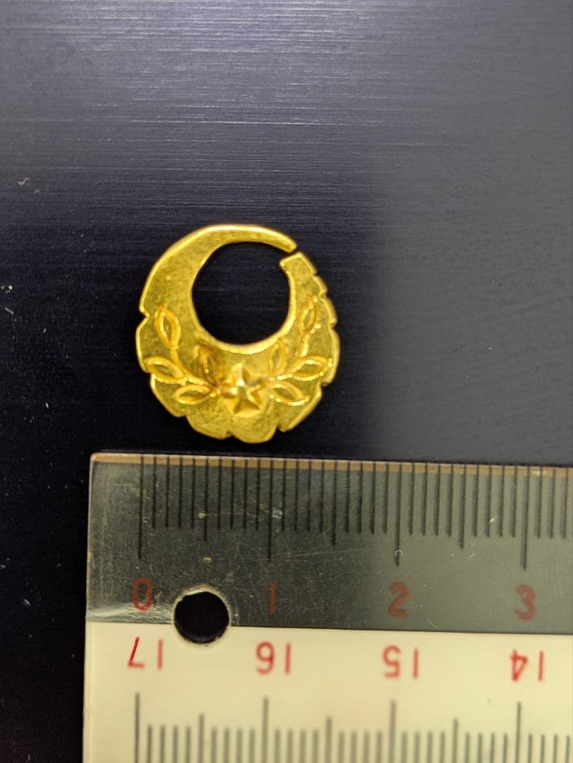 m*a様 定価約30万☆ビンゴブラザーズ 両耳ピアス 24Kゴールド 星×月桂樹