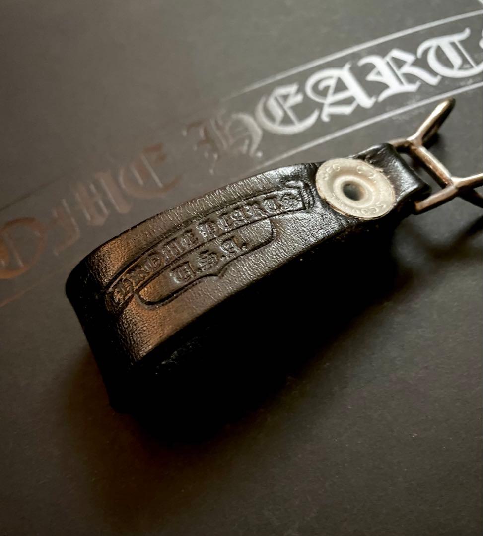 クロムハーツ Wベルトループ スターボタン ブラック 廃盤品　初期