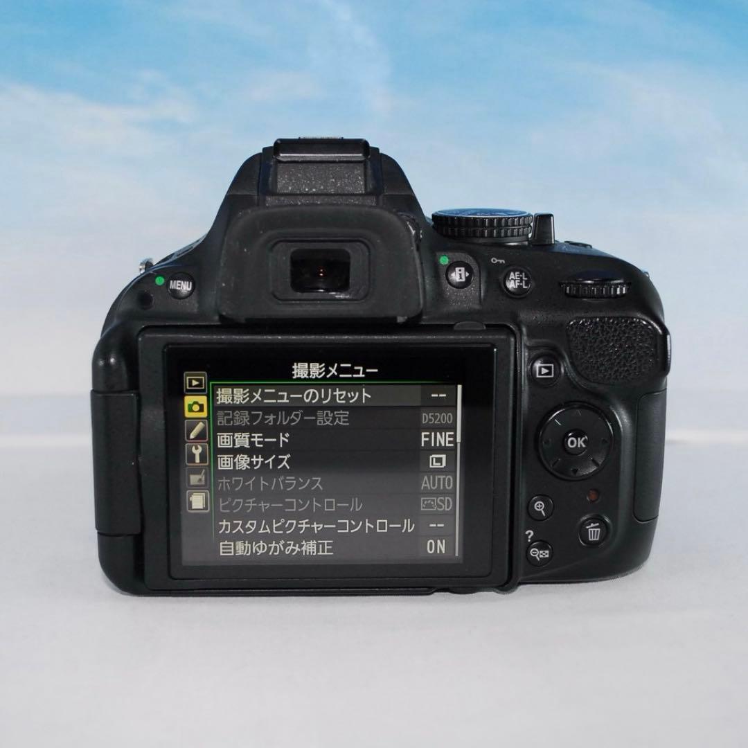 Nikon D5200 レンズキット 18-70mm おまけ多数 即撮影OK