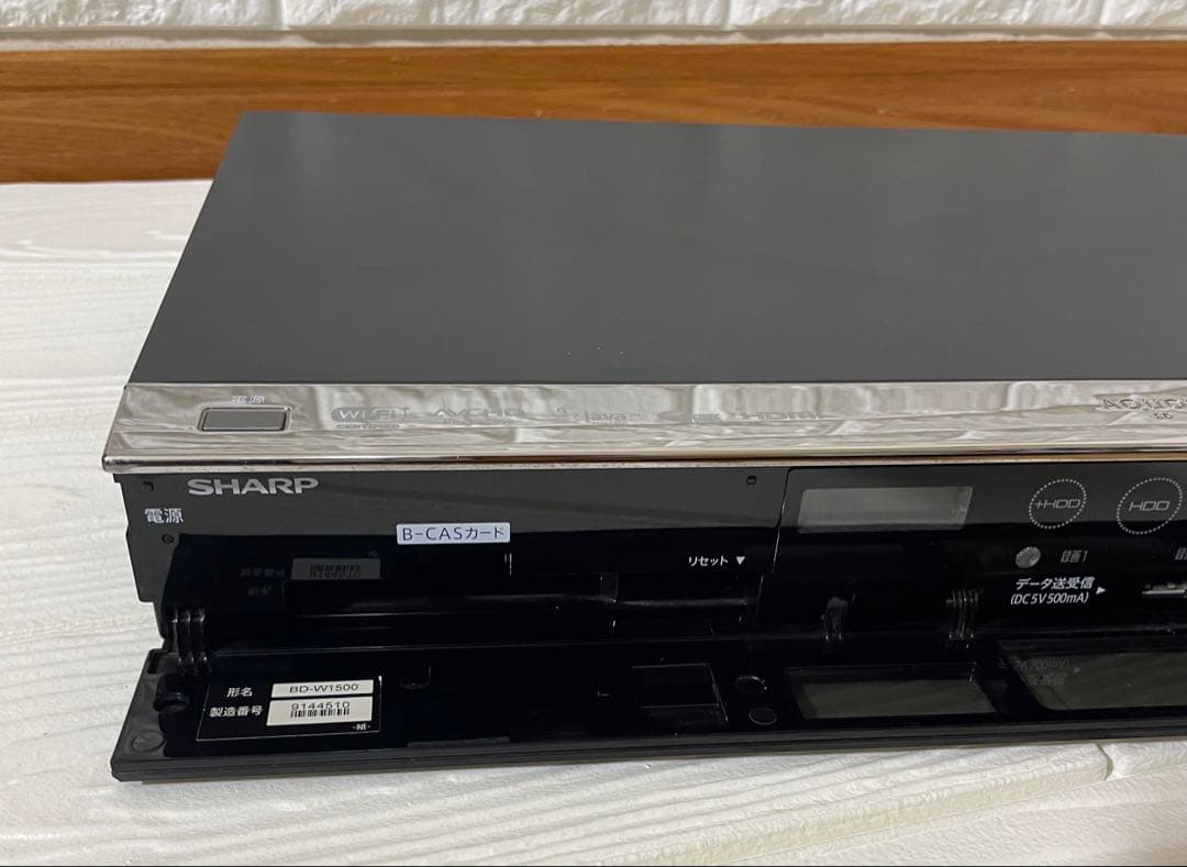 SHARP BD-W1500 Blu-rayレコーダー HDD1TB