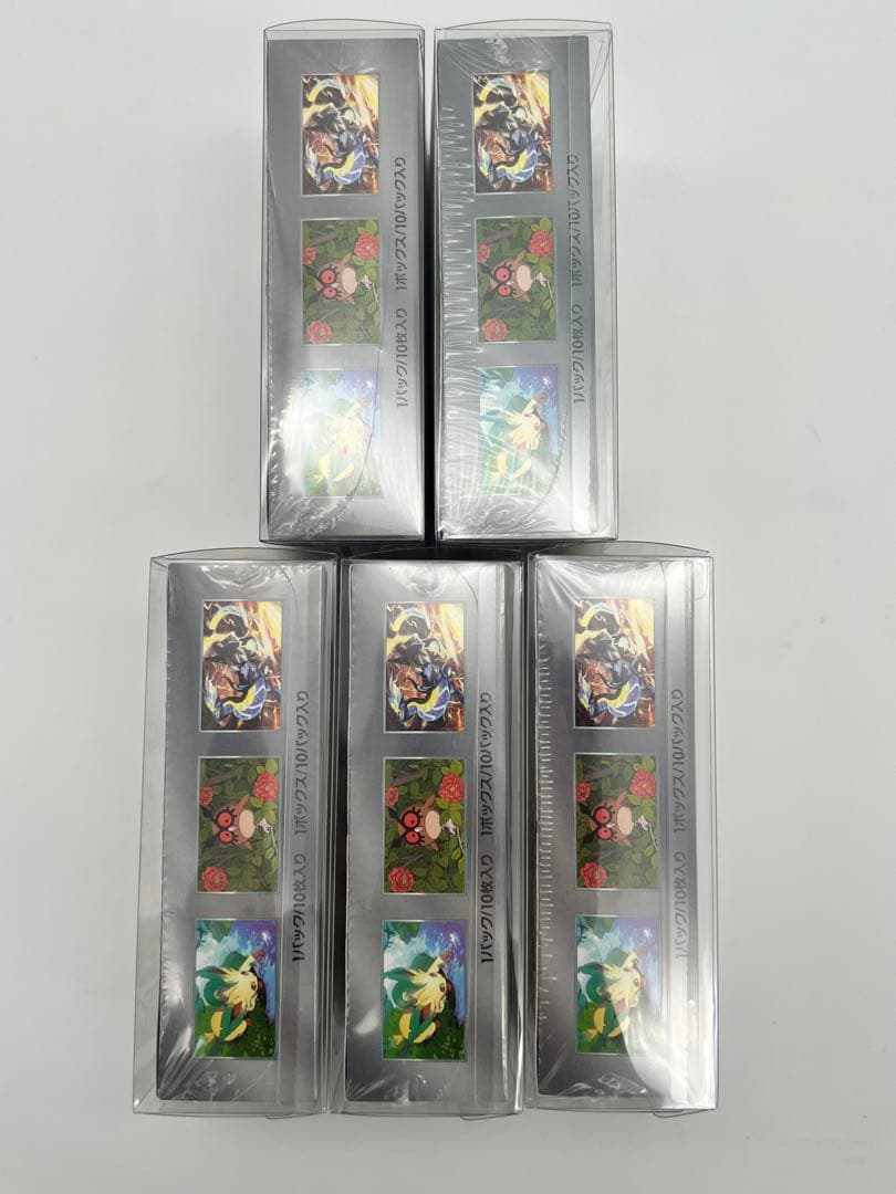 ポケモンカードハイクラスパック【テラスタルフェスex】未開封シュリンク付5BOX