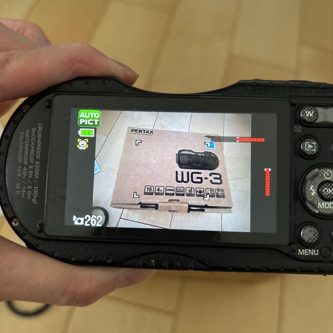 箱、説明書付きPENTAX WG-3 防水デジタルカメラ