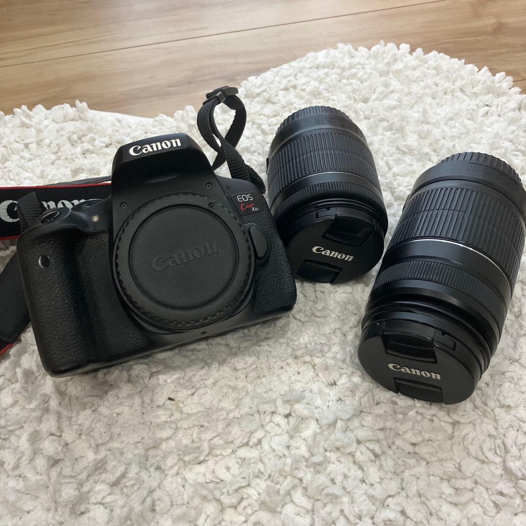 ココCanon EOS デジタル一眼レフ 2本レンズ付き