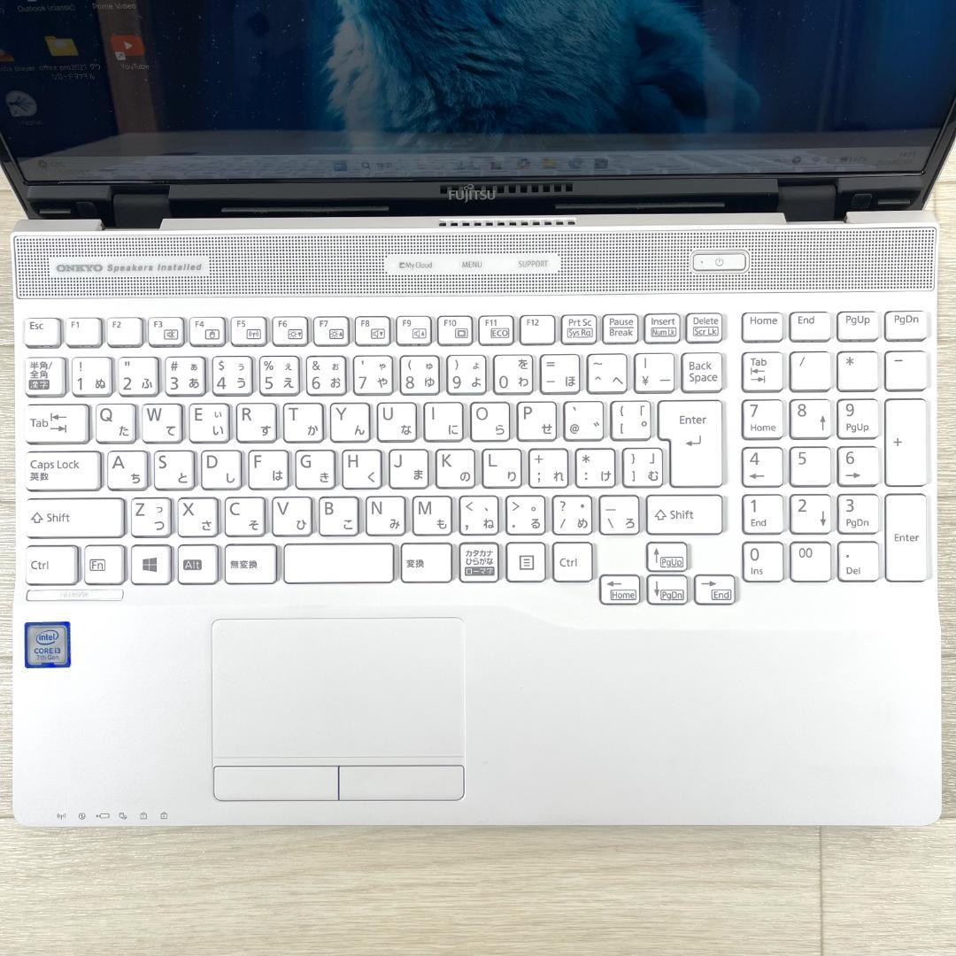 富士通 i3 高速SSD＋HDD メモリ8 windows11ノートパソコン