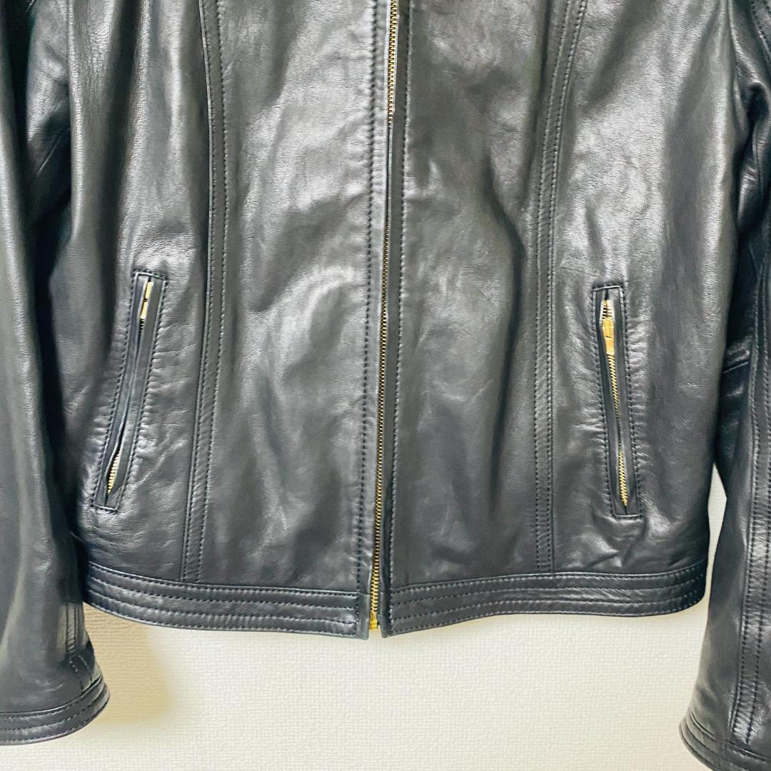 TOMORROWLAND ライダース シングル ラムレザー Lサイズ ブラック