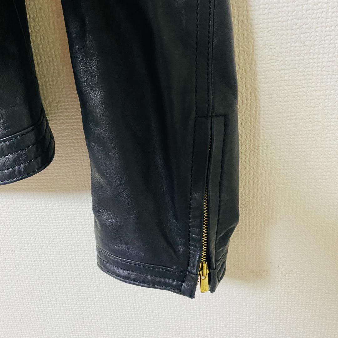 TOMORROWLAND ライダース シングル ラムレザー Lサイズ ブラック