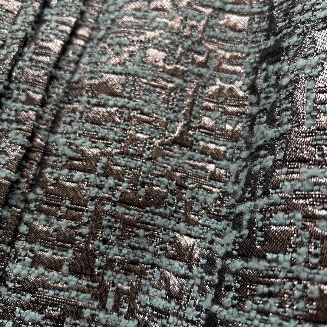 【極美品✨】アルマーニコレツォーニ ジャガードジャケット フォーマル42シルバー