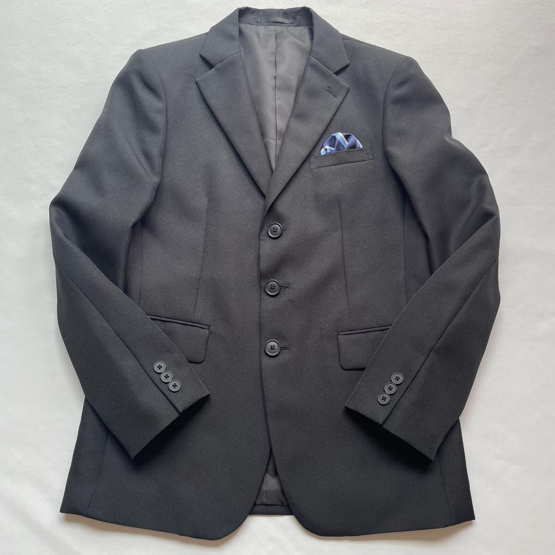 【極美品】オリバーハウス170 フォーマルスーツ5点セット 卒業式 ブラック