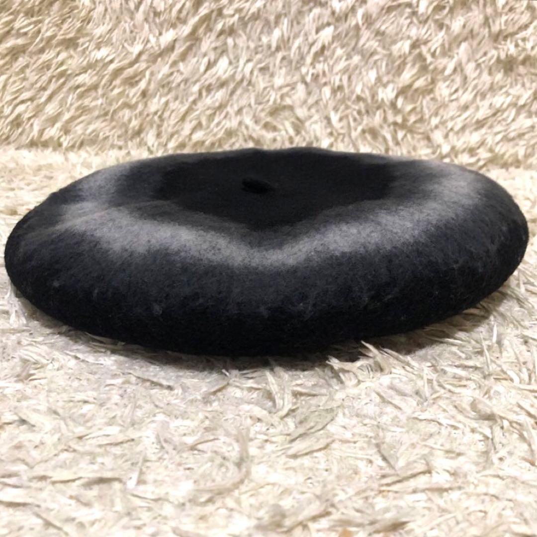 未使用級✨ディオール　ロゴチャームベレー帽　グラデーション ウール　レディース