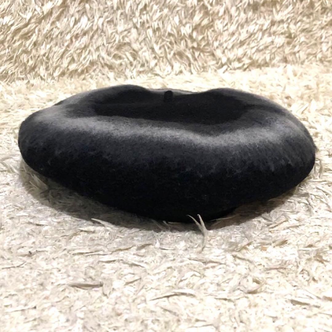 未使用級✨ディオール　ロゴチャームベレー帽　グラデーション ウール　レディース