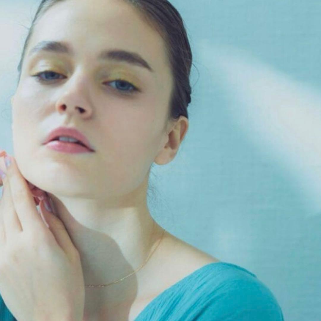 極美品　ete 現行品　K10YG ミラーカットチェーンネックレス　ゴールド