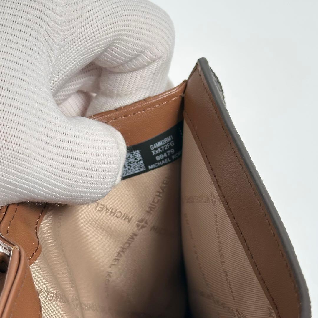 新品 正規品 マイケルコース 長財布 スマホ ポケット付 ブラウン MK