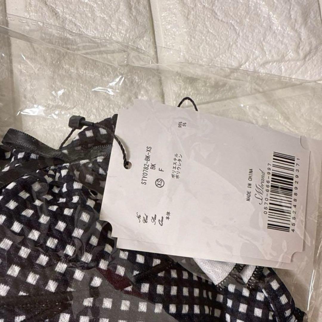 ミシェルマカロン　ギンガムクロスリボンスイムウェア