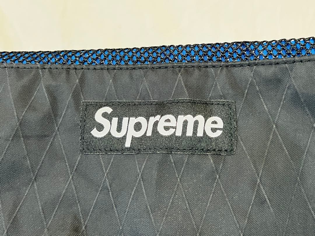 Supreme Logo Duffle Bag ブルー FW23 ボストンバッグ