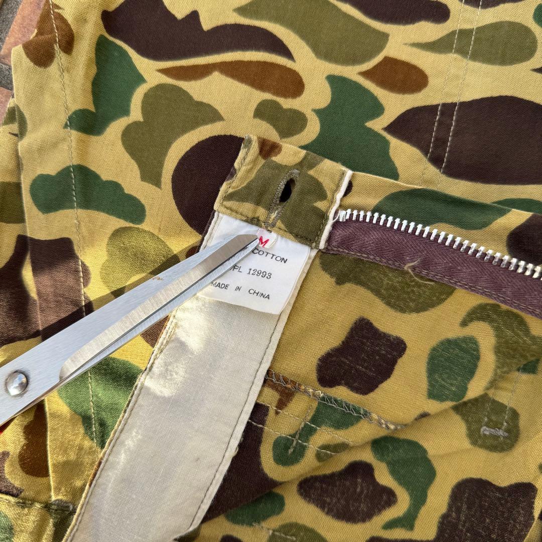 80s 90s vintage ダックハンターカモ ワイド ベイカーパンツ