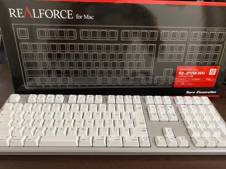 REALFORCE R2-JPVM-WH mac対応キーボード