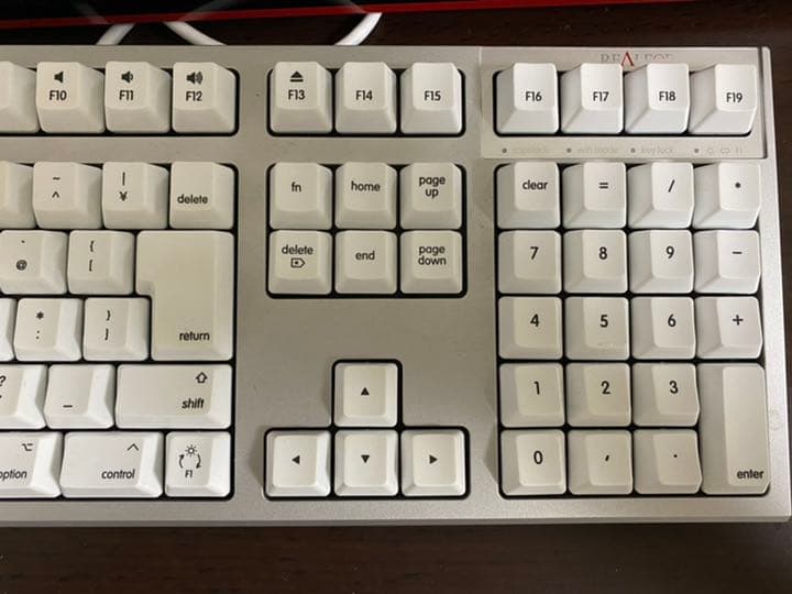 REALFORCE R2-JPVM-WH mac対応キーボード