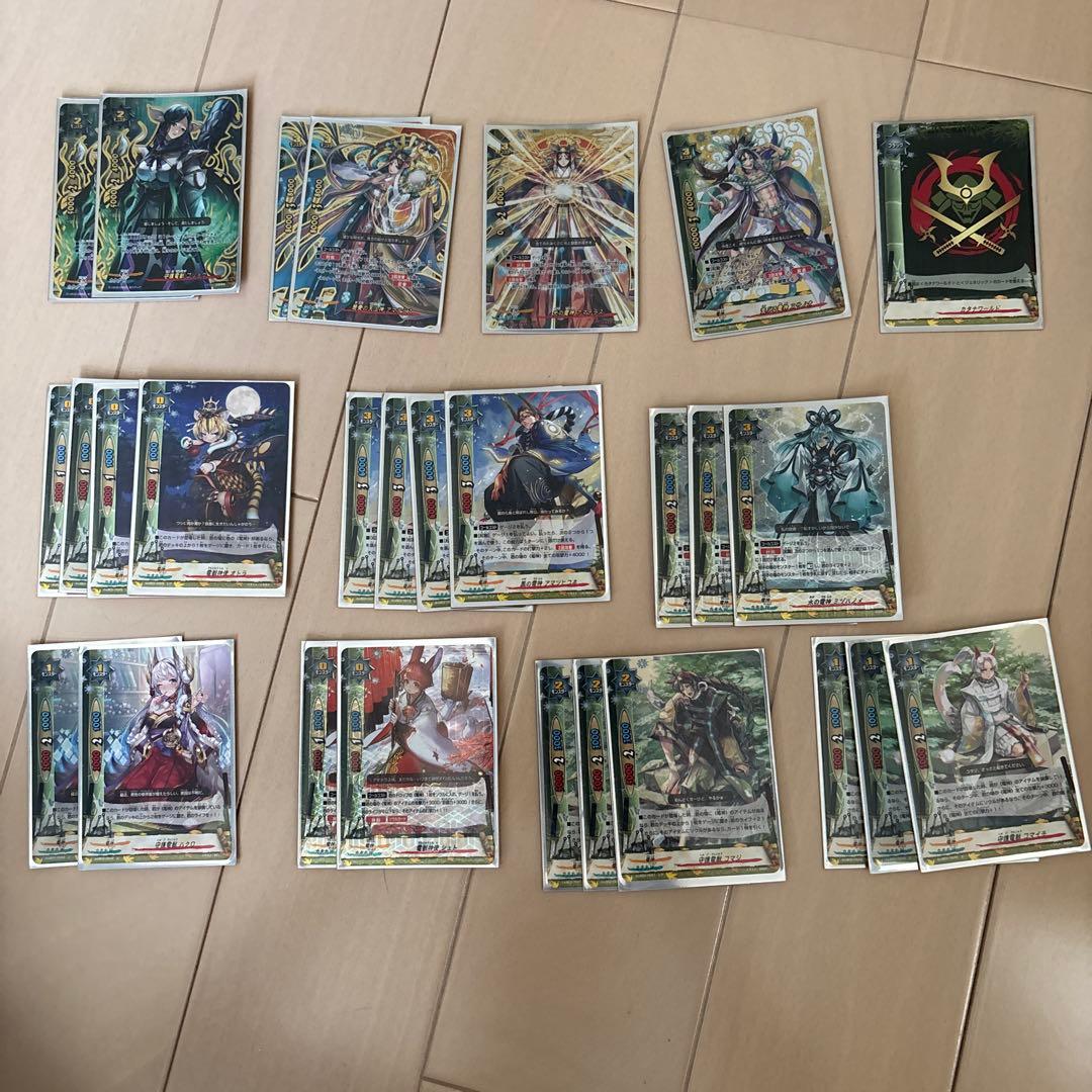 バディファイト 引退品 電神デッキ うまるちゃんスリーブ+おまけカード付き