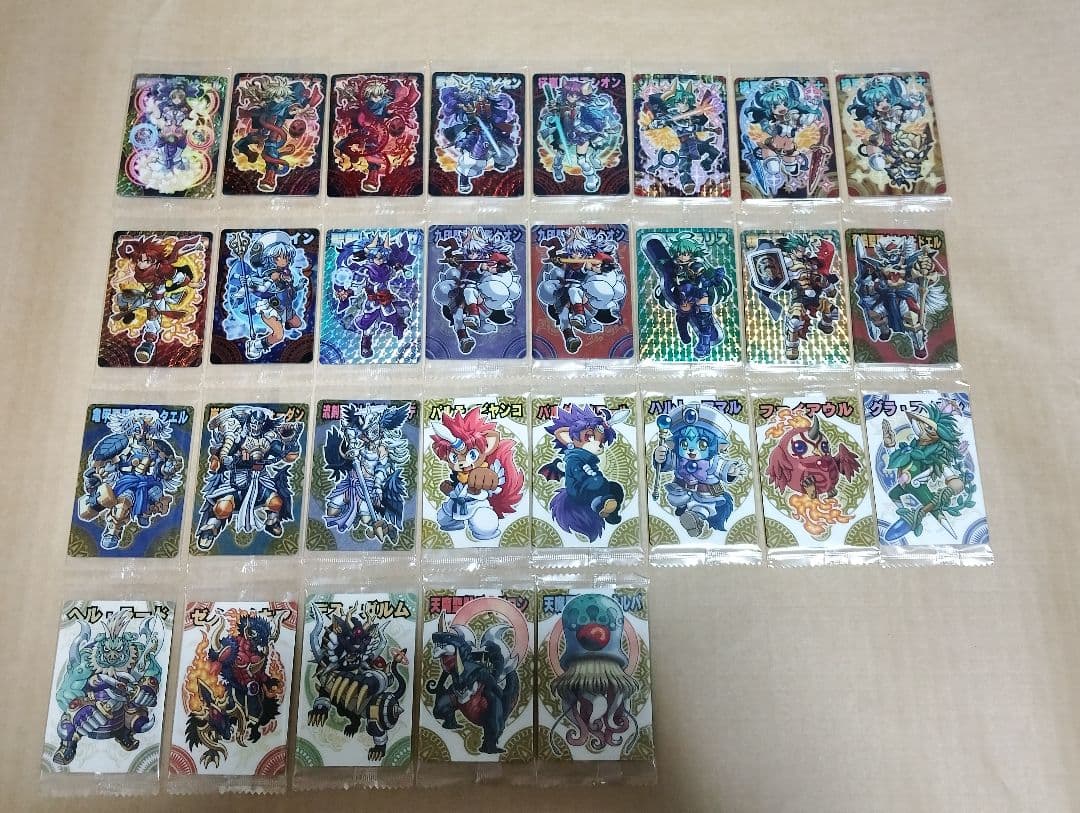 神羅万象チョコ 天地神明の章 1弾29枚 2弾29枚 3弾30枚 4弾29枚