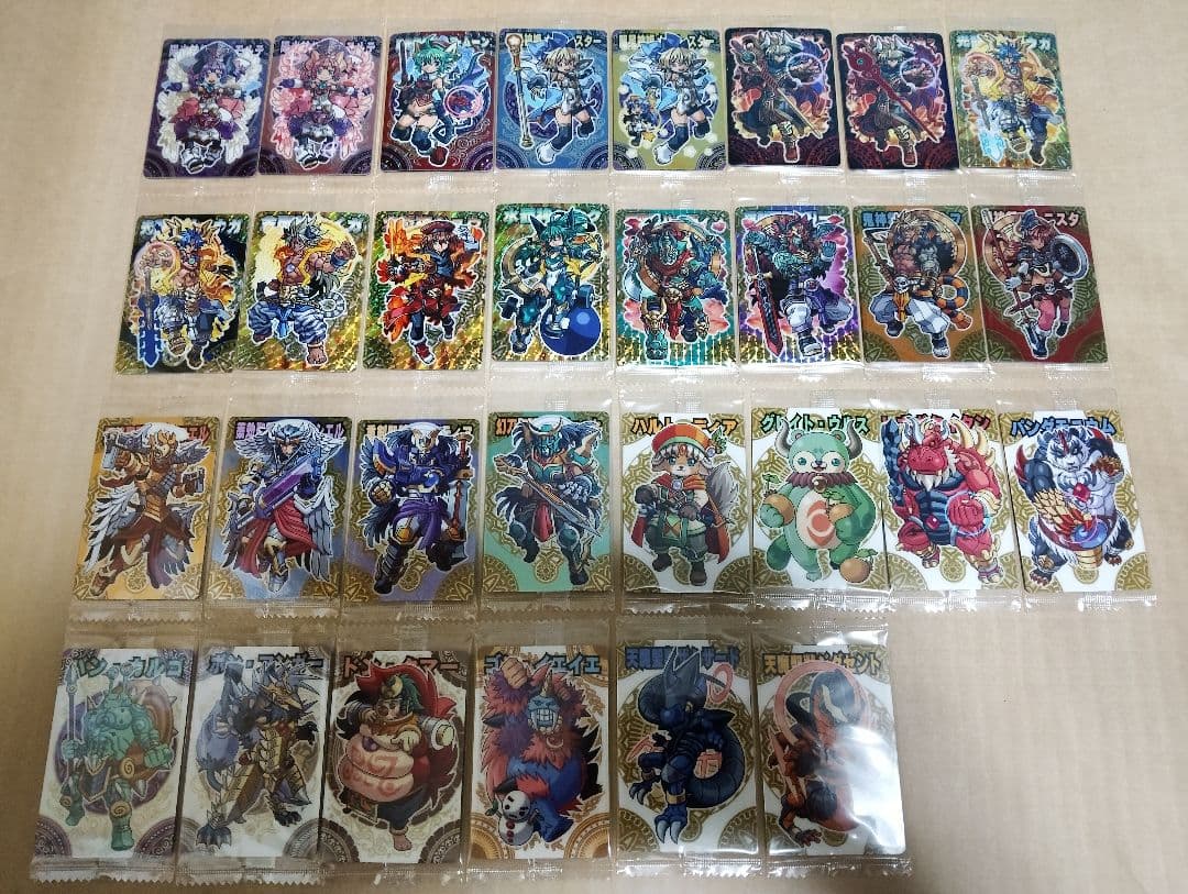 神羅万象チョコ 天地神明の章 1弾29枚 2弾29枚 3弾30枚 4弾29枚