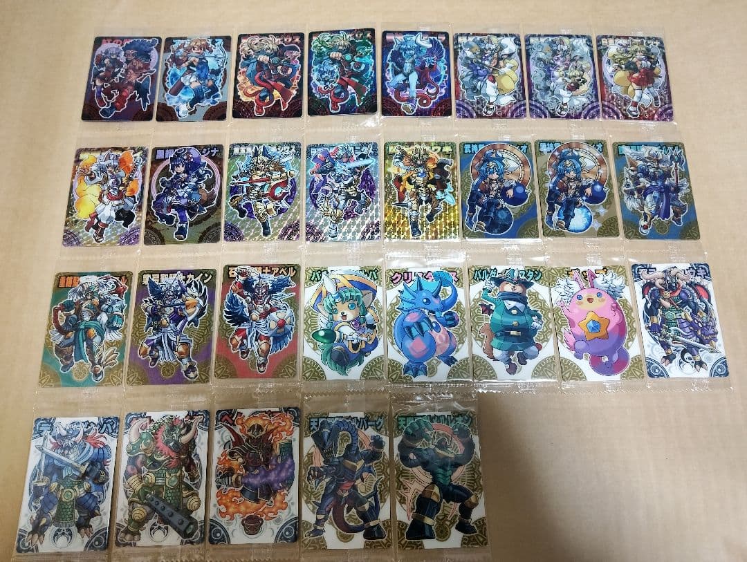 神羅万象チョコ 天地神明の章 1弾29枚 2弾29枚 3弾30枚 4弾29枚