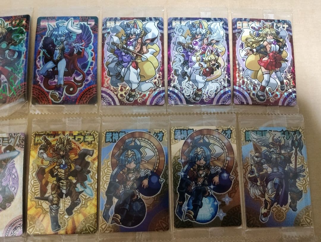 神羅万象チョコ 天地神明の章 1弾29枚 2弾29枚 3弾30枚 4弾29枚