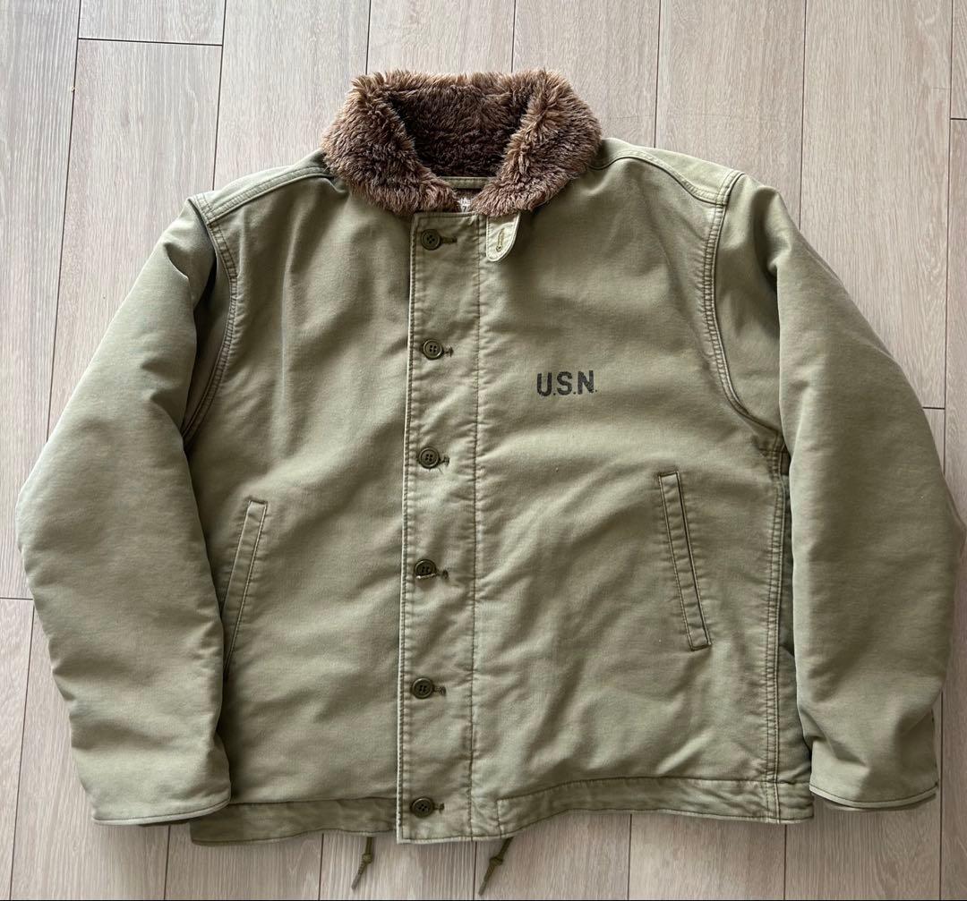 N-1デッキジャケットsize44 ヒューストン