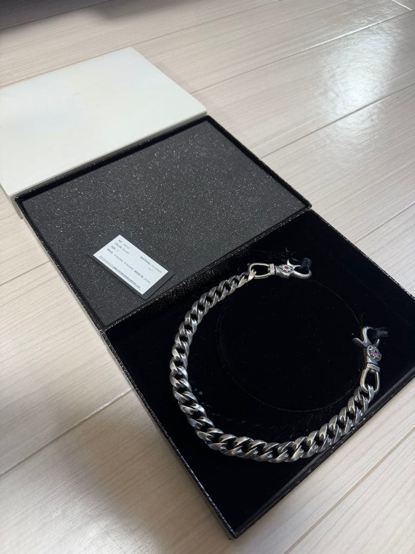 イサムカタヤマ BACKLASH ルビー ウォレットチェーン