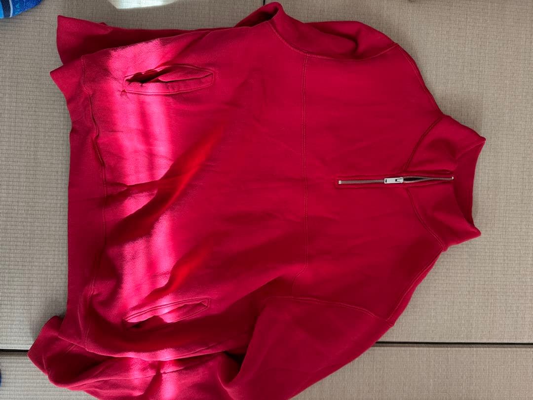 RHC x Jerrod Pahl レッドハーフジップトレーナー