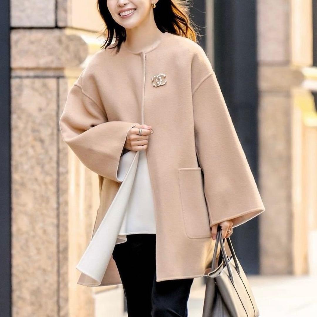 人気品 正規品 UNITED ARROWS バイカラーリバーミドルコート 36