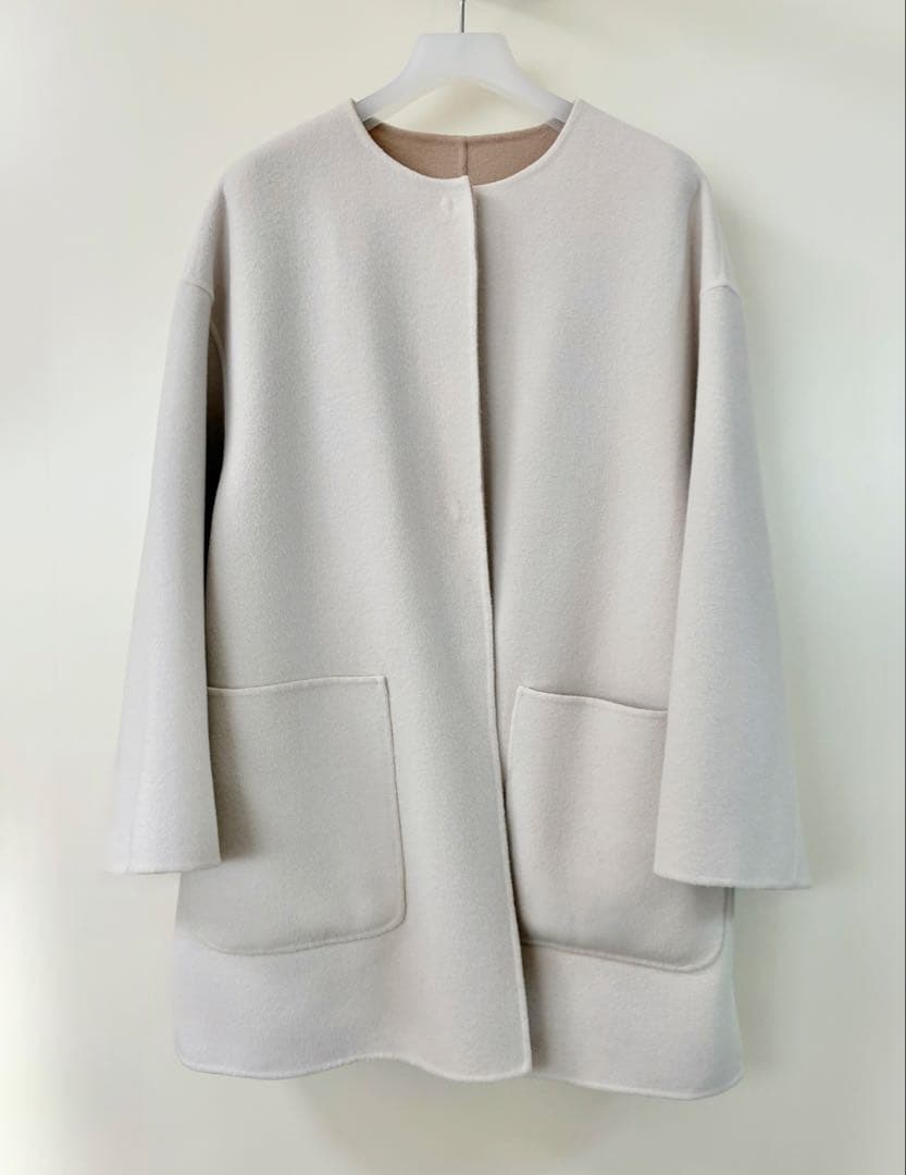 人気品 正規品 UNITED ARROWS バイカラーリバーミドルコート 36