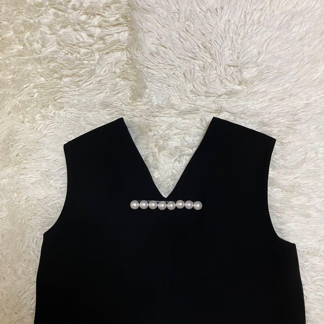 ヨーコチャン　バック　パール　ブラック　ワンピース