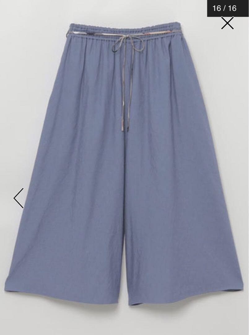 タグ付新品 ブルーレーベルクレストブリッジ ガウチョパンツ ワイド リボンベルト