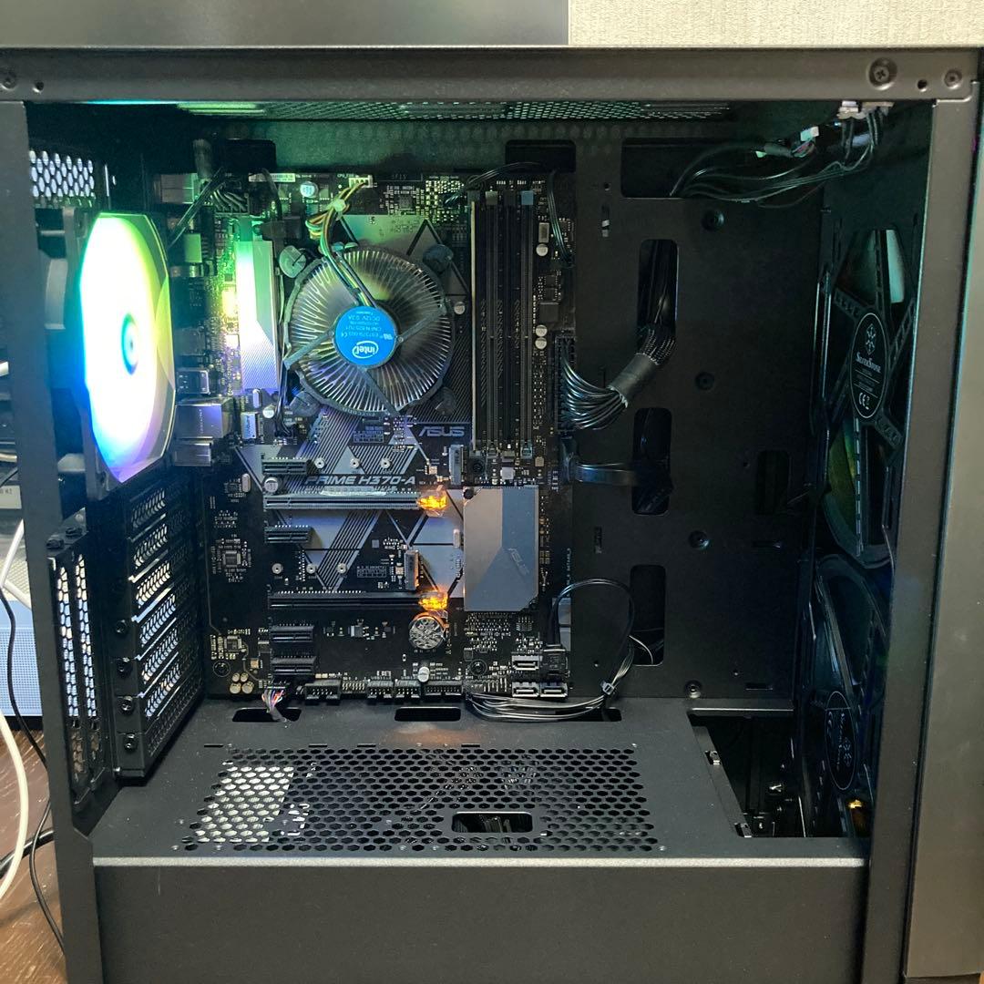 ASUS PRIME H370-A デスクトップPC (新品PCケース使用)