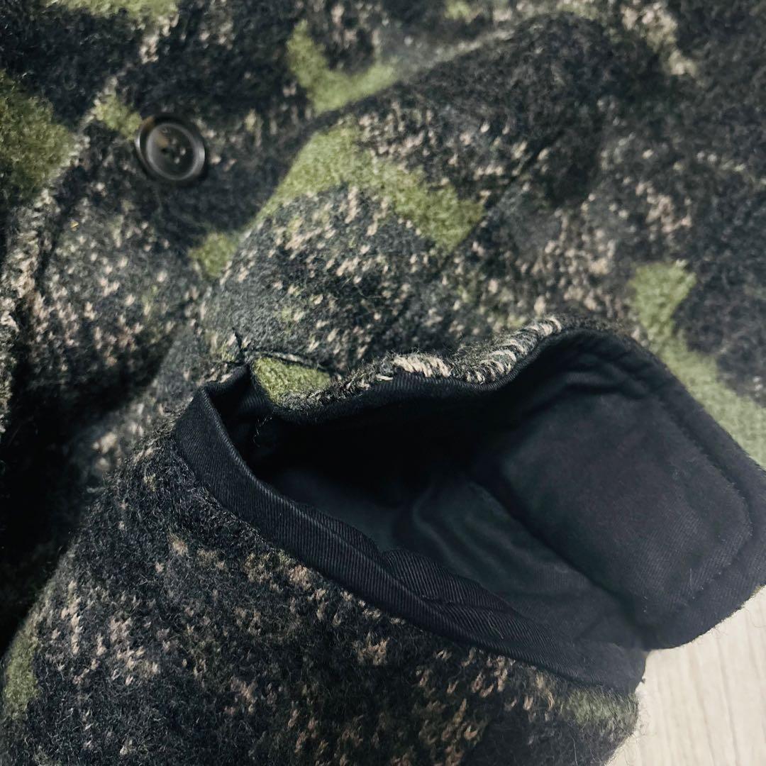 【極美品】メンズ ディーゼル アウター ロング 迷彩 秋冬 ジャケット コート