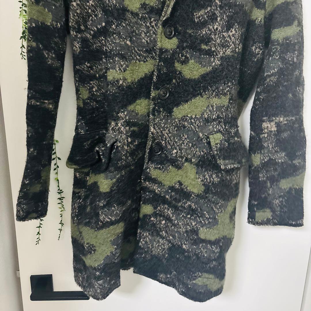 【極美品】メンズ ディーゼル アウター ロング 迷彩 秋冬 ジャケット コート