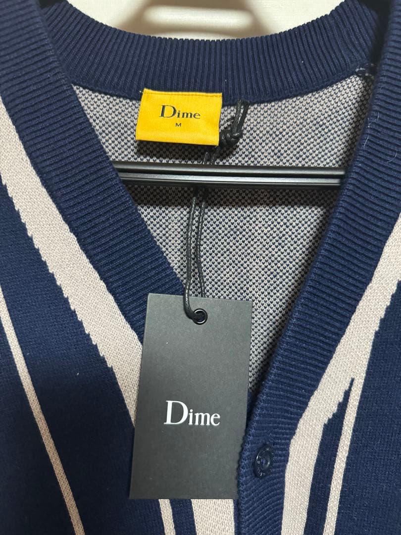 トップス DIME BASEBALL KNIT CARDIGAN