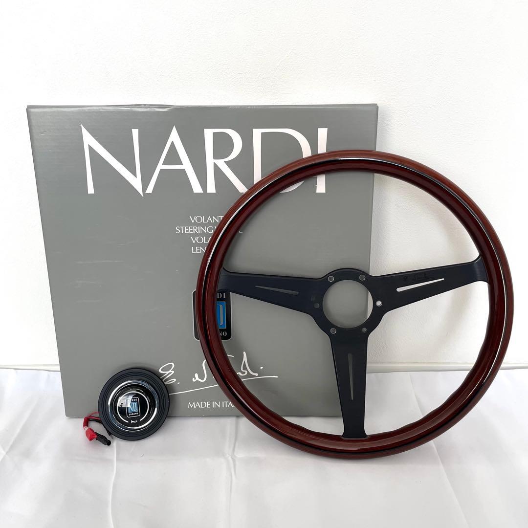 NARDI ステアリング 360 WOOD BLACK SPOKES N122
