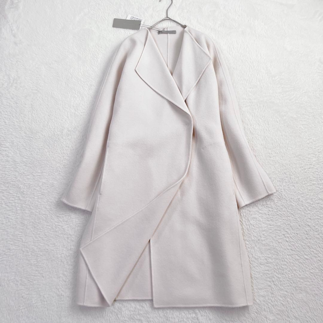 タグ付✨セオリーリュクス カシミヤ ダブルフェイスコート ベージュ 定価9.7万