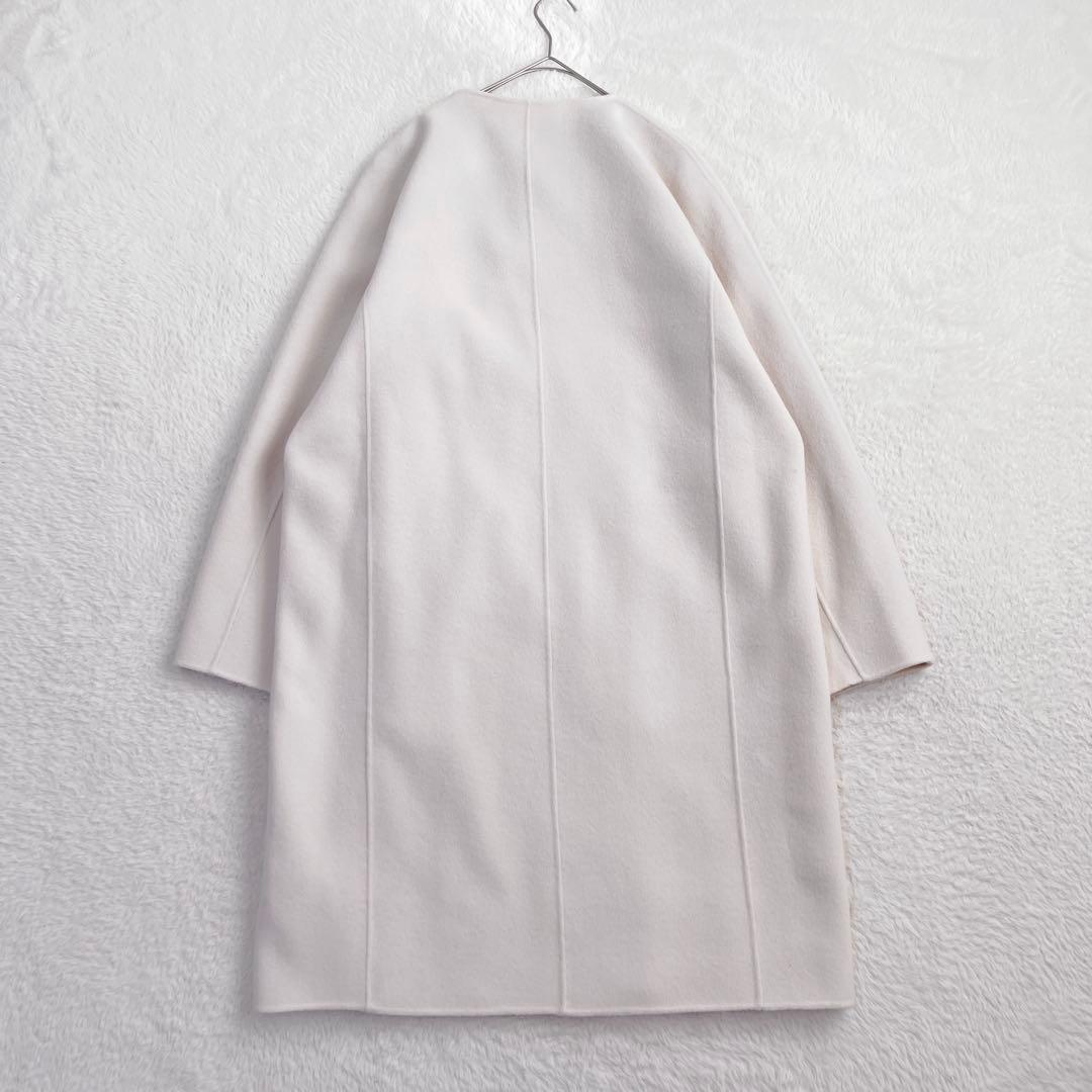 タグ付✨セオリーリュクス カシミヤ ダブルフェイスコート ベージュ 定価9.7万