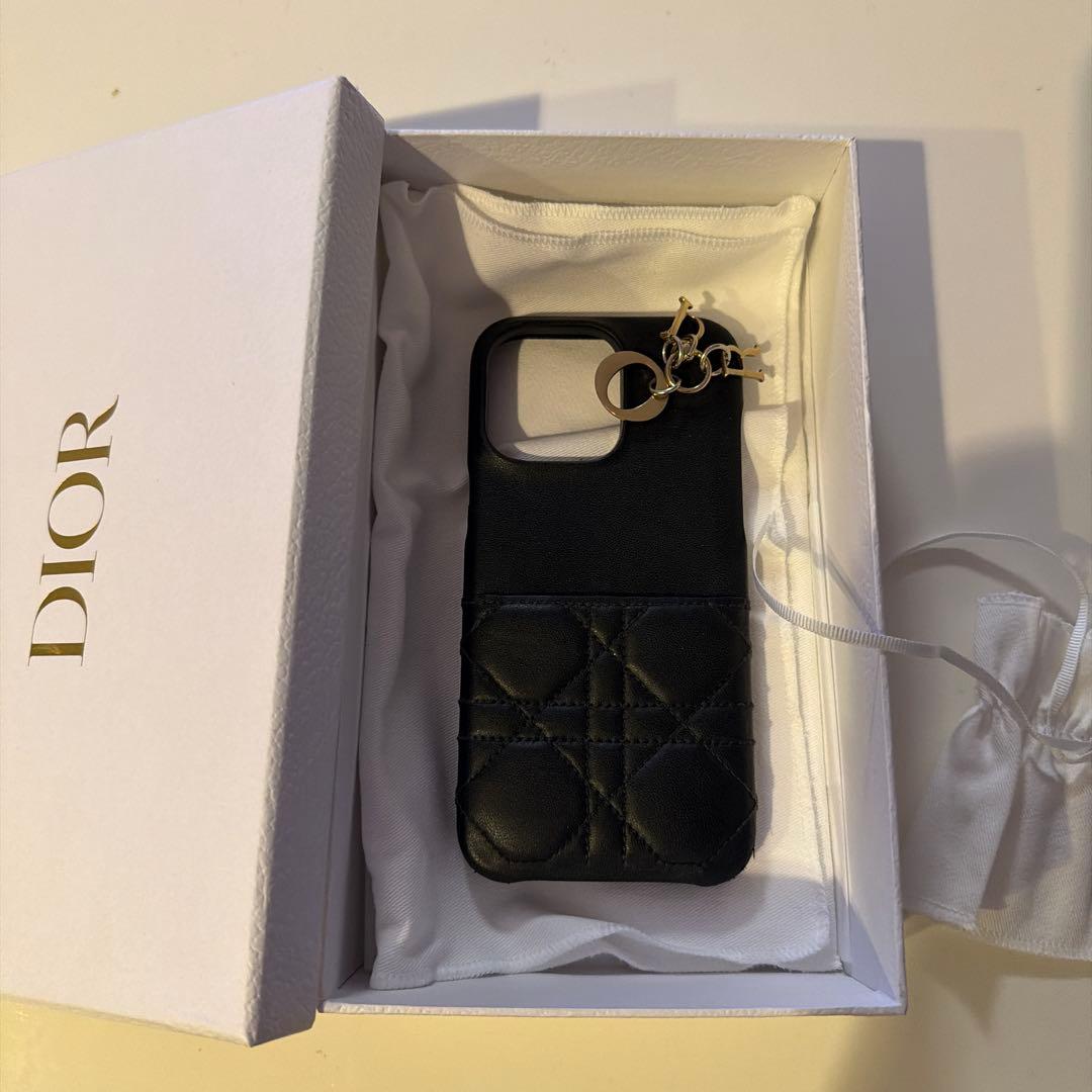 Dior ブラック アイホンケース15Pro MAX