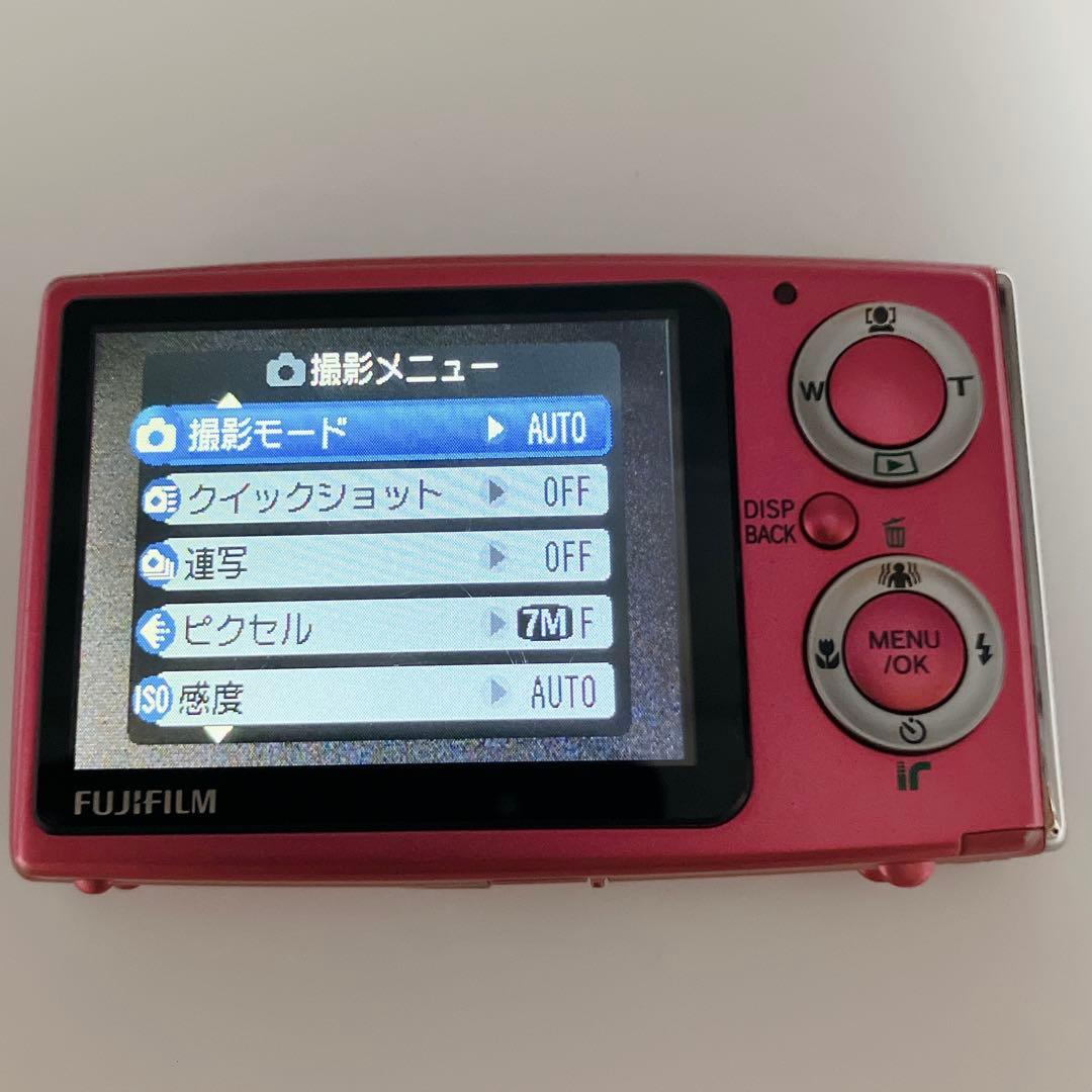 【作例写真有り】動作確認済み！稼動品 FinePix Z10fd PINKピンク