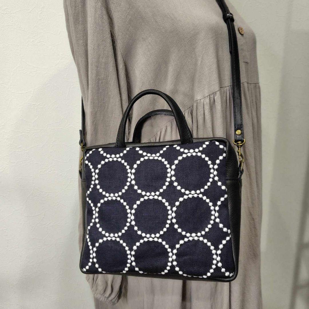 m*a様 ミナペルホネン/2025tambourineタンバリンネイビー×白/ス