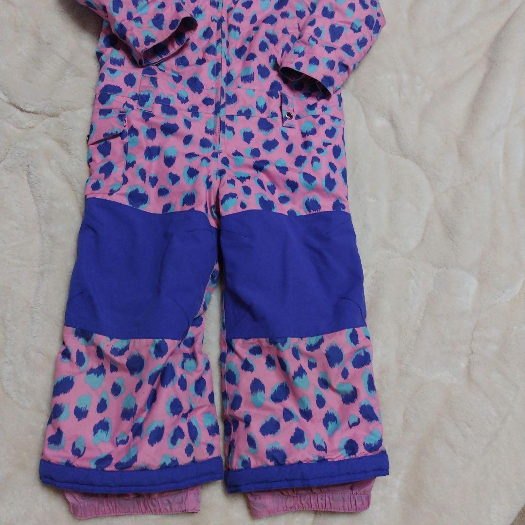 BURTON ヒョウ柄 スキーウェア 子ども用 ジャンプスーツ　100 110㎝