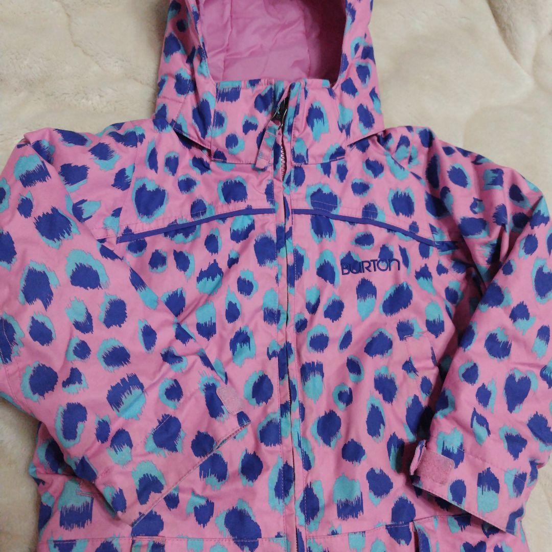 BURTON ヒョウ柄 スキーウェア 子ども用 ジャンプスーツ　100 110㎝